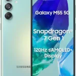 SAMSUNG Galaxy M55 5G (Light Green, 128 GB)  (8 GB RAM)
