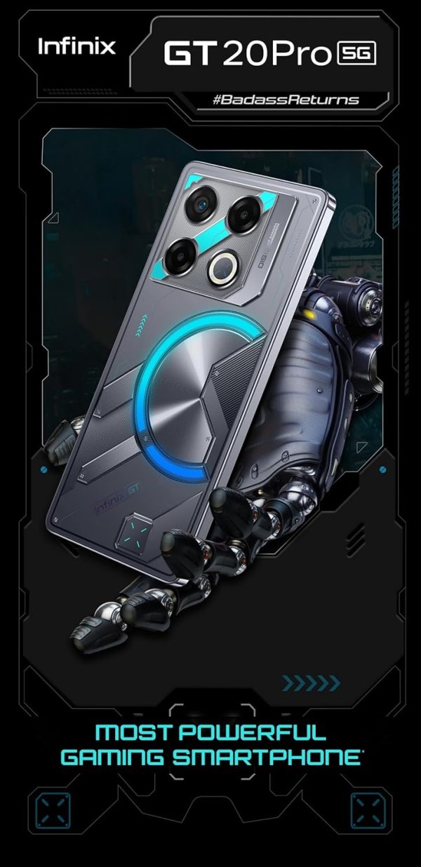 Infinix Gt 20 Pro 5G (Mecha Orange, 8Gb Ram, 256Gb Storage) | Up To 16Gb Extented Ram | 6.78&Quot; Amoled Display | 108Mp+2Mp+2Mp | 32Mp Front Camera | Mediatek Dimensity 8200...