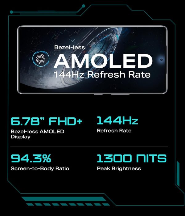 Infinix GT 20 Pro 5G (Mecha Orange, 8GB RAM, 256GB Storage) | Up to 16GB Extented RAM | 6.78" AMOLED Display | 108MP+2MP+2MP | 32MP Front Camera | MediaTek Dimensity 8200...
