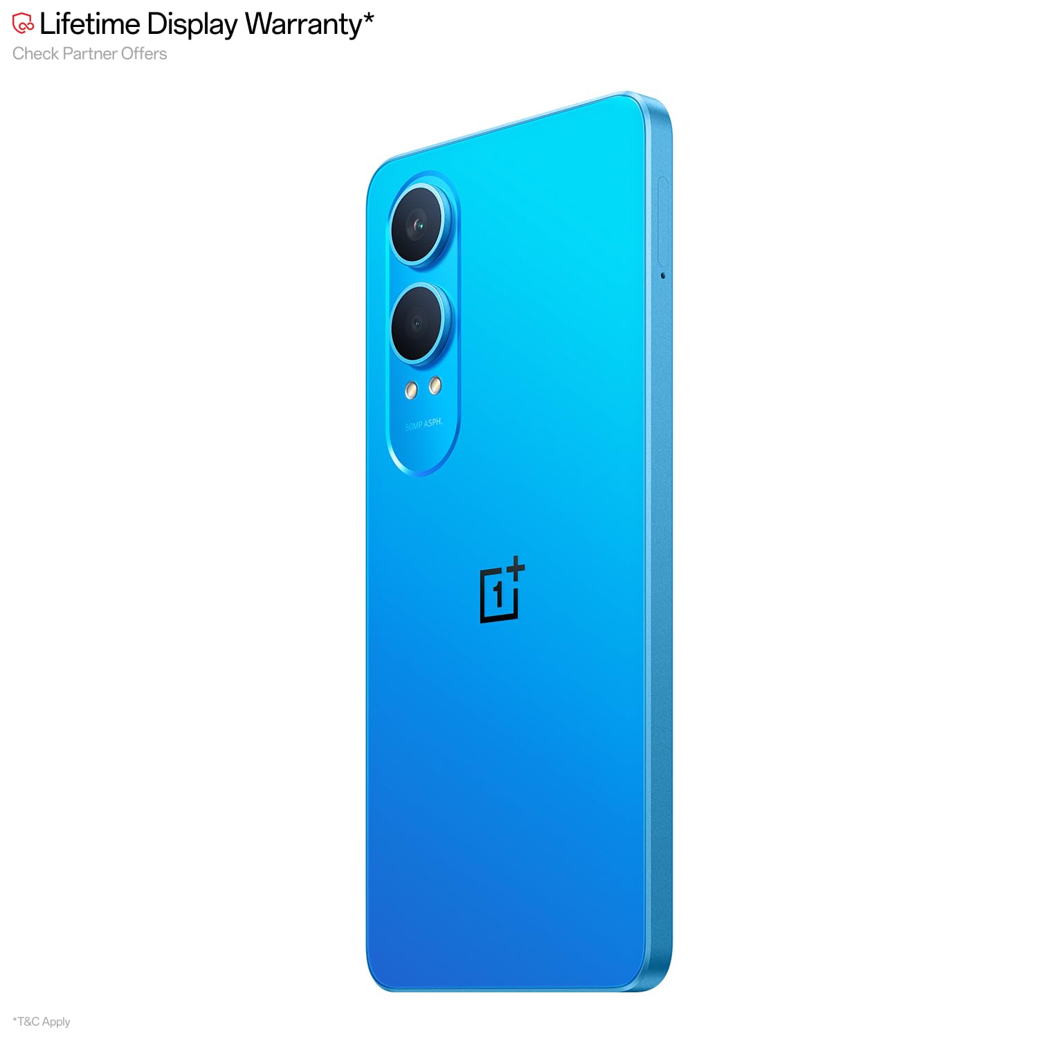 OnePlus Nord CE4 Lite 5G (Mega Blue, 8GB RAM, 256GB Storage) | Lifetime Display Warranty | 5500 mAh Battery, 80W SUPERVOOC and Reverse Charging | 50MP Camera with OIS | 120Hz…