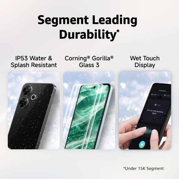 Redmi 13 5G, Black Diamond, 6GB+128GB | India Debut SD 4 Gen 2 AE | 108MP Pro Grade Camera | 6.79in Largest Display in Segment