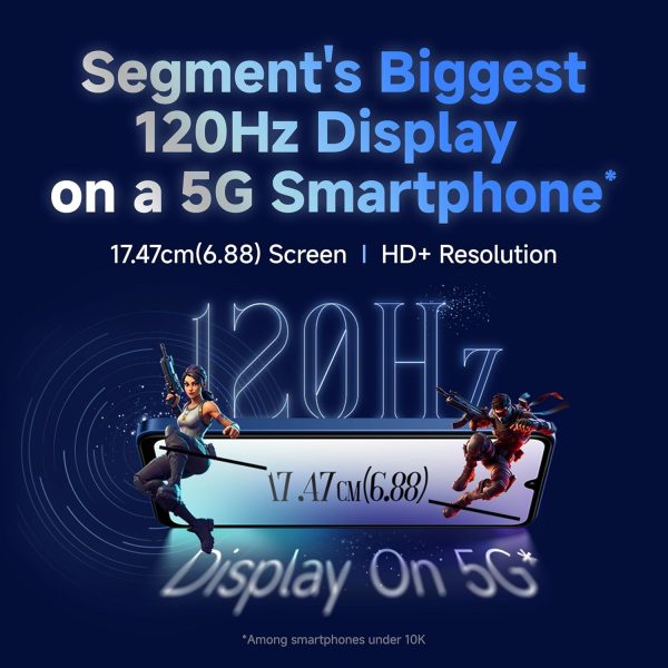 Redmi 14C 5G (Stardust Purple, 6GB RAM, 128GB Storage) | Superfast 4nm Snapdragon 4 Gen 2 | 120Hz 17.47cm (6.88”) Display | 5160mAh Battery | 50MP Dual Camera | Premium...