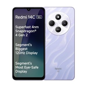 Redmi 14C 5G (Stardust Purple, 6GB RAM, 128GB Storage) | Superfast 4nm Snapdragon 4 Gen 2 | 120Hz 17.47cm (6.88”) Display | 5160mAh Battery | 50MP Dual Camera | Premium...