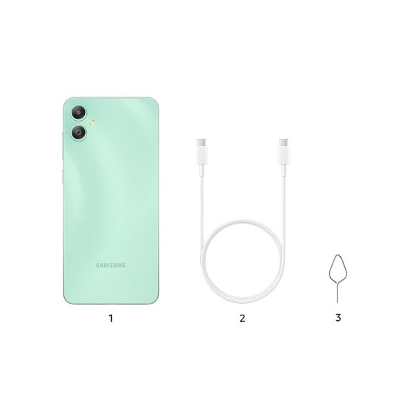 Samsung Galaxy M05 (Mint Green, 4GB RAM, 64 GB Storage) | 50MP Dual Camera | Bigger 6.7" HD+ Display | 5000mAh Battery | 25W Fast Charging | 2 Gen OS Upgrade & 4 Year Security...