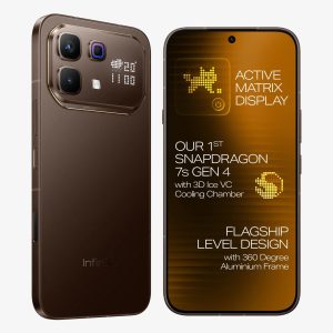 Infinix Note 60 Pro 5G (Mocha Brown, 8GB RAM, 128GB Storage) | Snapdragon 7s Gen 4 Processor | 50MP AI Dual Camera | 6.78" AMOLED Display | 6500mAh Battery | 5G Smartphone
