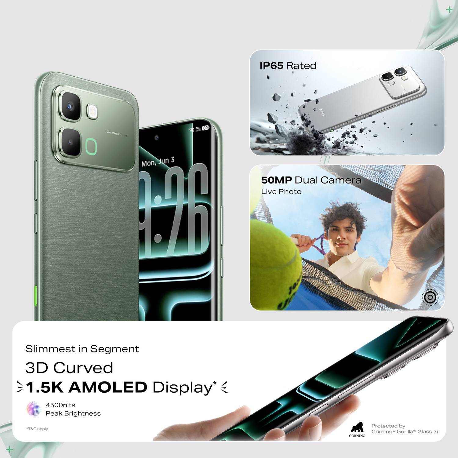 Infinix Note Edge (Silk Green, 128 Gb) 3 Infinix Note Edge (Silk Green, 128 Gb)