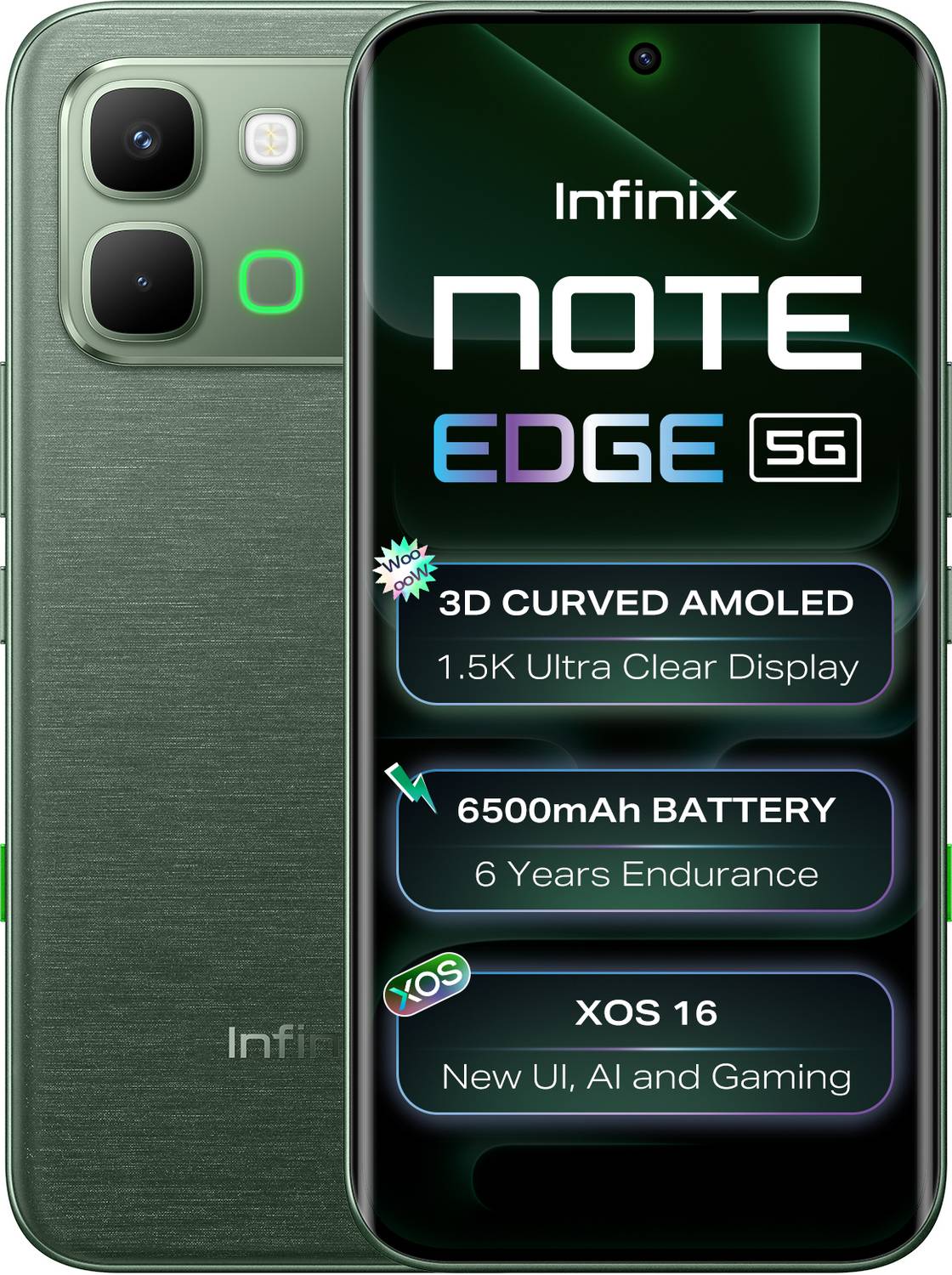 Infinix Note Edge (Silk Green, 128 Gb) 1 Infinix Note Edge (Silk Green, 128 Gb)