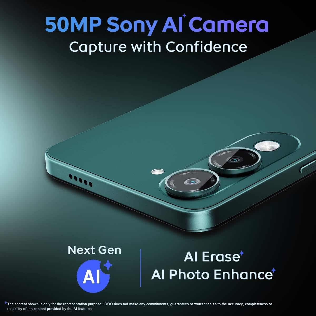 Iqoo Z10 Lite 5G (Cyber Green 2026, 4Gb Ram, 64Gb Storage) | Dimensity 6300 5G Processor | 50Mp Sony Ai Camera | 6000 Mah Battery | Ip64 Rated &Amp; Military Grade Shock-Resistance* 5 Iqoo Z10 Lite 5G (Cyber Green 2026, 4Gb Ram, 64Gb Storage) | Dimensity 6300 5G Processor | 50Mp Sony Ai Camera | 6000 Mah Battery | Ip64 Rated &Amp; Military Grade Shock-Resistance*