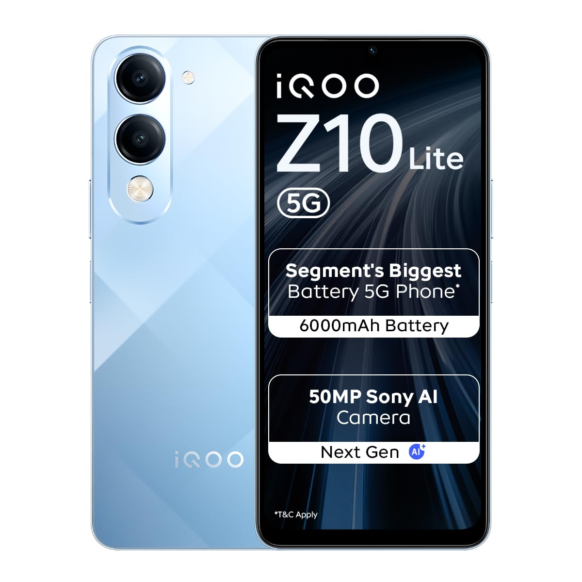 Iqoo Z10 Lite 5G (Cyber Green 2026, 4Gb Ram, 64Gb Storage) | Dimensity 6300 5G Processor | 50Mp Sony Ai Camera | 6000 Mah Battery | Ip64 Rated &Amp; Military Grade Shock-Resistance* 9 Iqoo Z10 Lite 5G (Cyber Green 2026, 4Gb Ram, 64Gb Storage) | Dimensity 6300 5G Processor | 50Mp Sony Ai Camera | 6000 Mah Battery | Ip64 Rated &Amp; Military Grade Shock-Resistance*