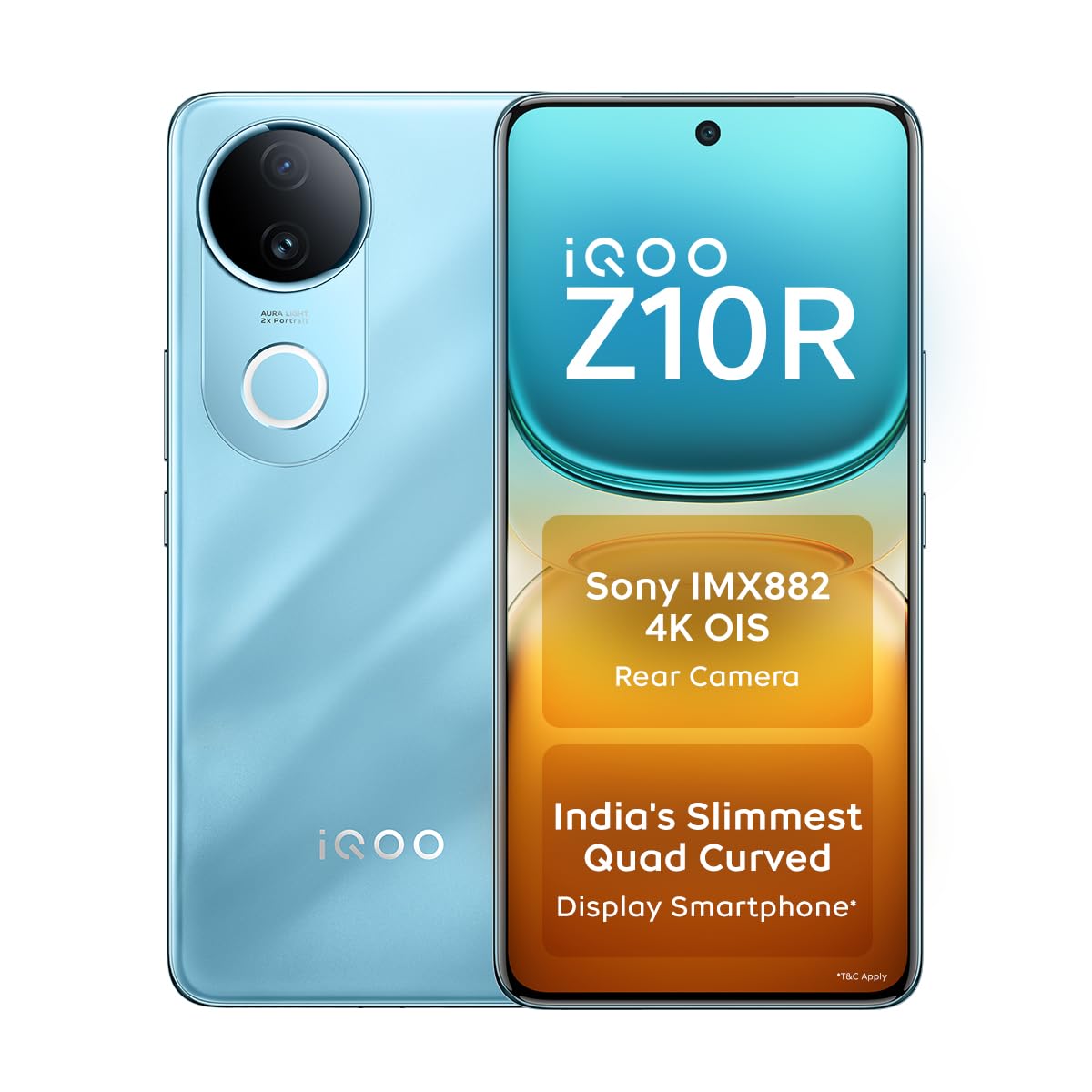 Iqoo Z10R 5G (Aquamarine, 8Gb Ram, 128Gb Storage) | 32Mp 4K Selfie Camera | Quad-Curved Amoled Display | Dimensity 7400 Processor With 750K+ Antutu 1 Iqoo Z10R 5G (Aquamarine, 8Gb Ram, 128Gb Storage) | 32Mp 4K Selfie Camera | Quad-Curved Amoled Display | Dimensity 7400 Processor With 750K+ Antutu