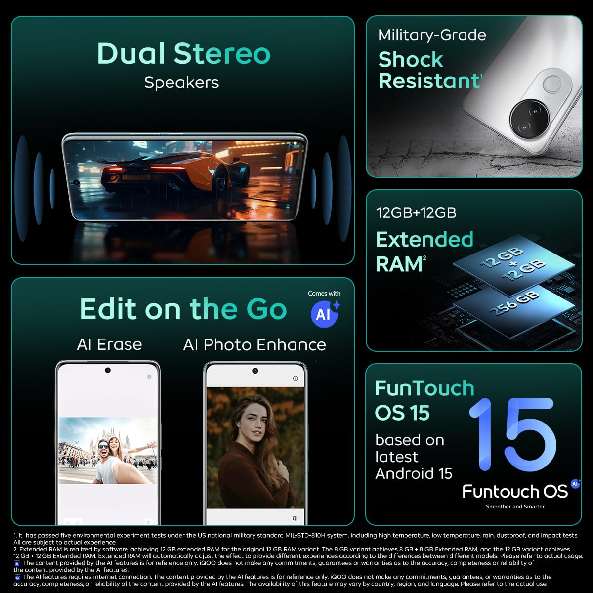 Iqoo Z10R 5G (Aquamarine, 8Gb Ram, 128Gb Storage) | 32Mp 4K Selfie Camera | Quad-Curved Amoled Display | Dimensity 7400 Processor With 750K+ Antutu 6 Iqoo Z10R 5G (Aquamarine, 8Gb Ram, 128Gb Storage) | 32Mp 4K Selfie Camera | Quad-Curved Amoled Display | Dimensity 7400 Processor With 750K+ Antutu