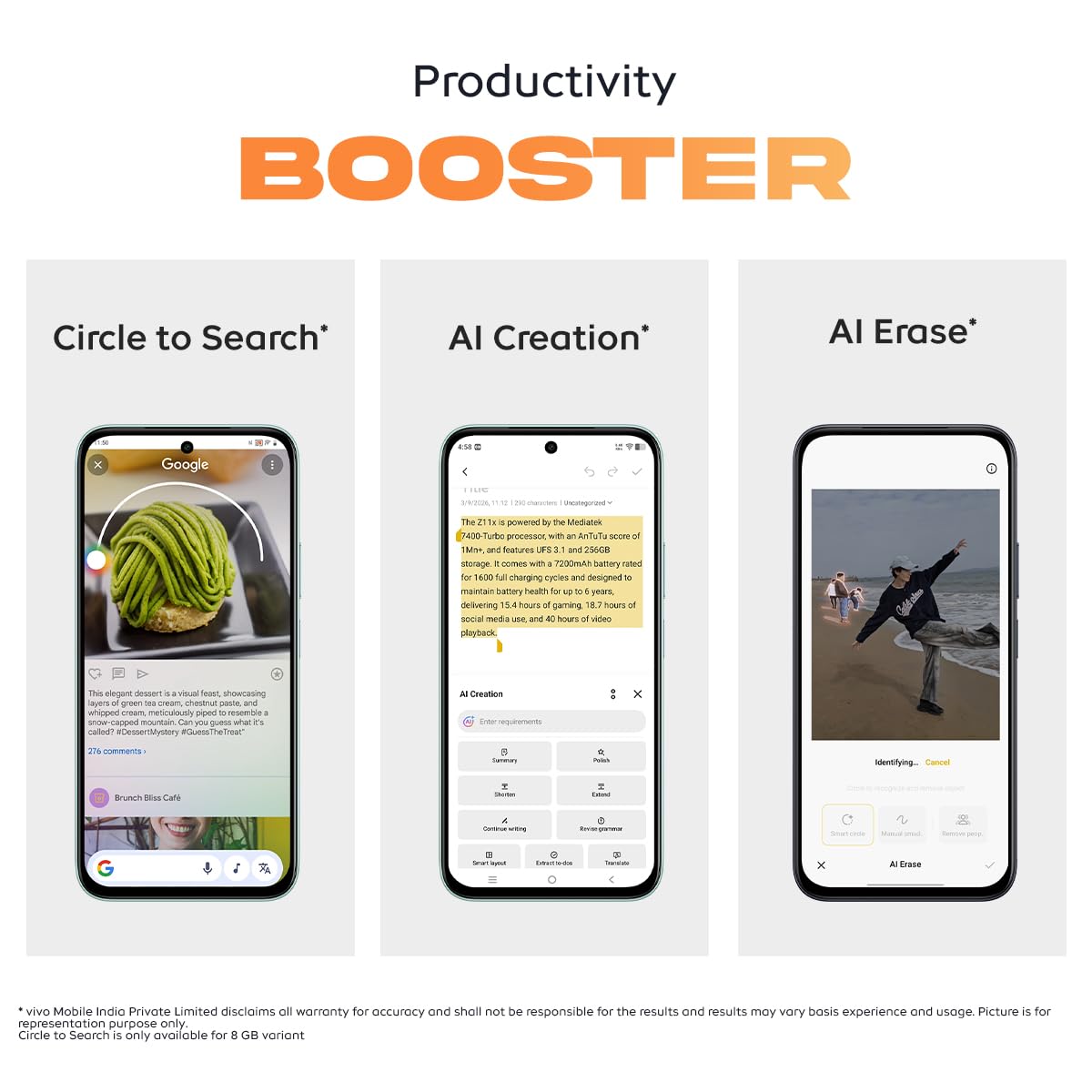 Iqoo Z11X 5G (Prismatic Green, 6Gb Ram, 128 Gb Storage) | Dimensity 7400-Turbo Processor | 7200 Mah Battery | 4K Video Recording Front &Amp; Back | Ip68 &Amp; Ip69+ | Powered By Originos 6 3 Iqoo Z11X 5G (Prismatic Green, 6Gb Ram, 128 Gb Storage) | Dimensity 7400-Turbo Processor | 7200 Mah Battery | 4K Video Recording Front &Amp; Back | Ip68 &Amp; Ip69+ | Powered By Originos 6