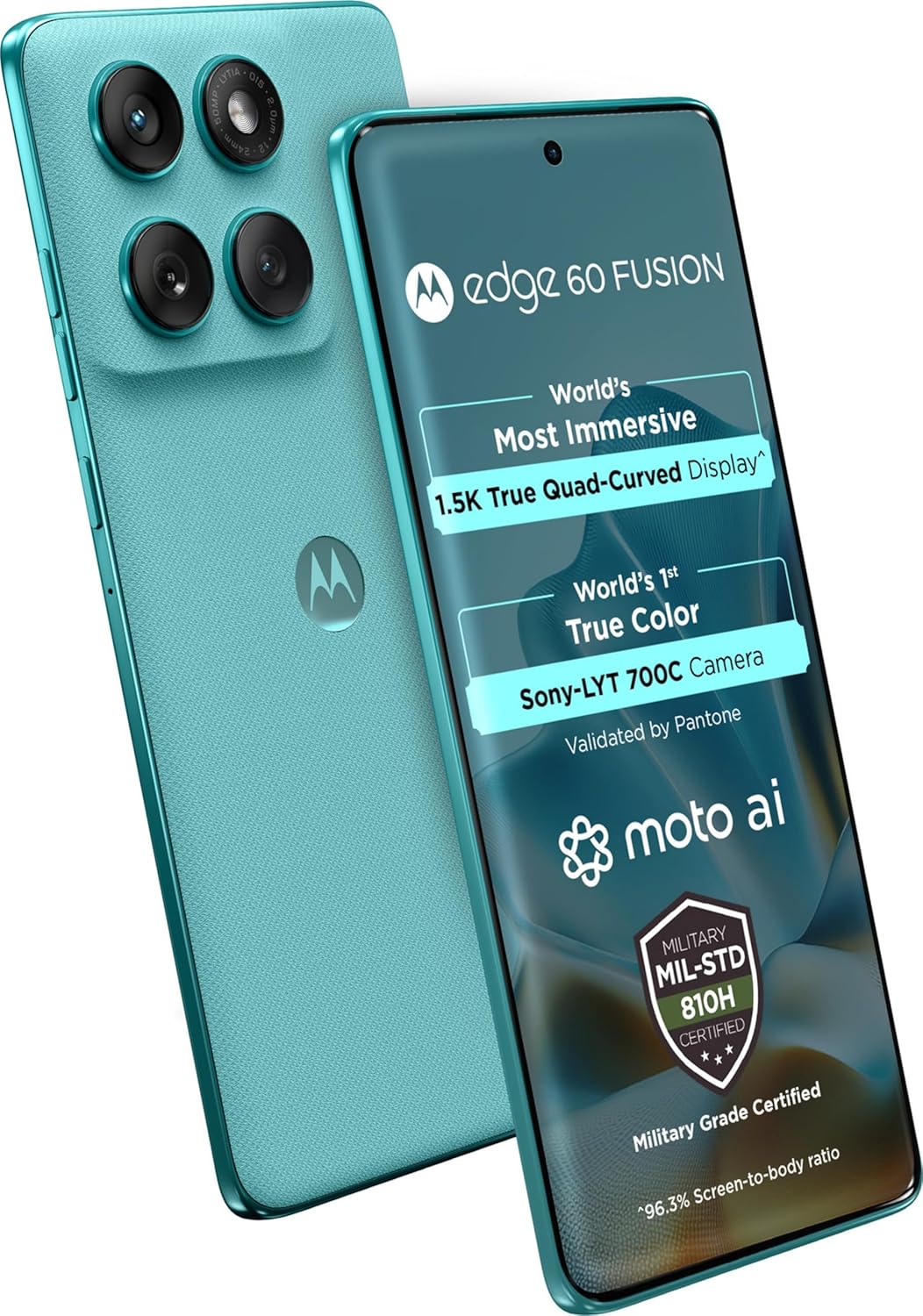 Motorola Edge 60 Fusion 5G (Pantone Mykonos Blue, 12Gb Ram, 256Gb Storage) 4 Motorola Edge 60 Fusion 5G (Pantone Mykonos Blue, 12Gb Ram, 256Gb Storage)