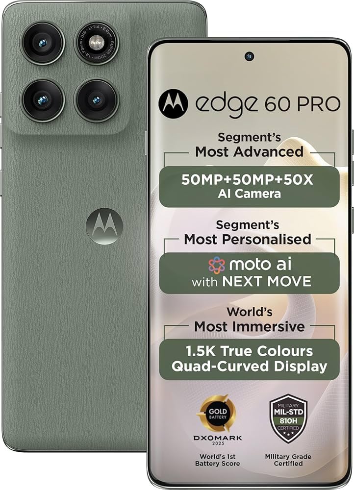 Motorola Edge 60 Pro 5G (Pantone Shadow, 8Gb Ram, 256Gb Storage) 1 Motorola Edge 60 Pro 5G (Pantone Shadow, 8Gb Ram, 256Gb Storage)
