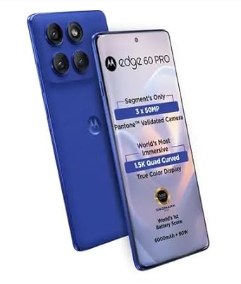 Motorola Edge 60 Pro (Pantone Dazzling Blue, 16+512) 1 Motorola Edge 60 Pro (Blue, 16+512)