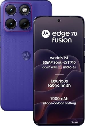 Motorola Edge 70 Fusion 5G (Pantone Orient Blue, 8Gb Ram, 256Gb Storage) | Ai Features | 6.78-Inch 144Hz Amoled | Snapdragon 7S Gen 4 | 50Mp + 13Mp Camera | 32Mp Selfie |... 1 Motorola Edge 70 Fusion 5G (Pantone Orient Blue, 8Gb Ram, 256Gb Storage) | Ai Features | 6.78-Inch 144Hz Amoled | Snapdragon 7S Gen 4 | 50Mp + 13Mp Camera | 32Mp Selfie |...
