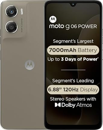Motorola G06 Power (Pantone Laurel Oak, 4Gb Ram, 64Gb Storage) | 6.88&Quot; 120Hz Display | 50Mp Camera | Helio G81 Ultra Processor | 7000Mah Battery | Android 15 1 Motorola G06 Power (Pantone Laurel Oak, 4Gb Ram, 64Gb Storage) | 6.88&Quot; 120Hz Display | 50Mp Camera | Helio G81 Ultra Processor | 7000Mah Battery | Android 15