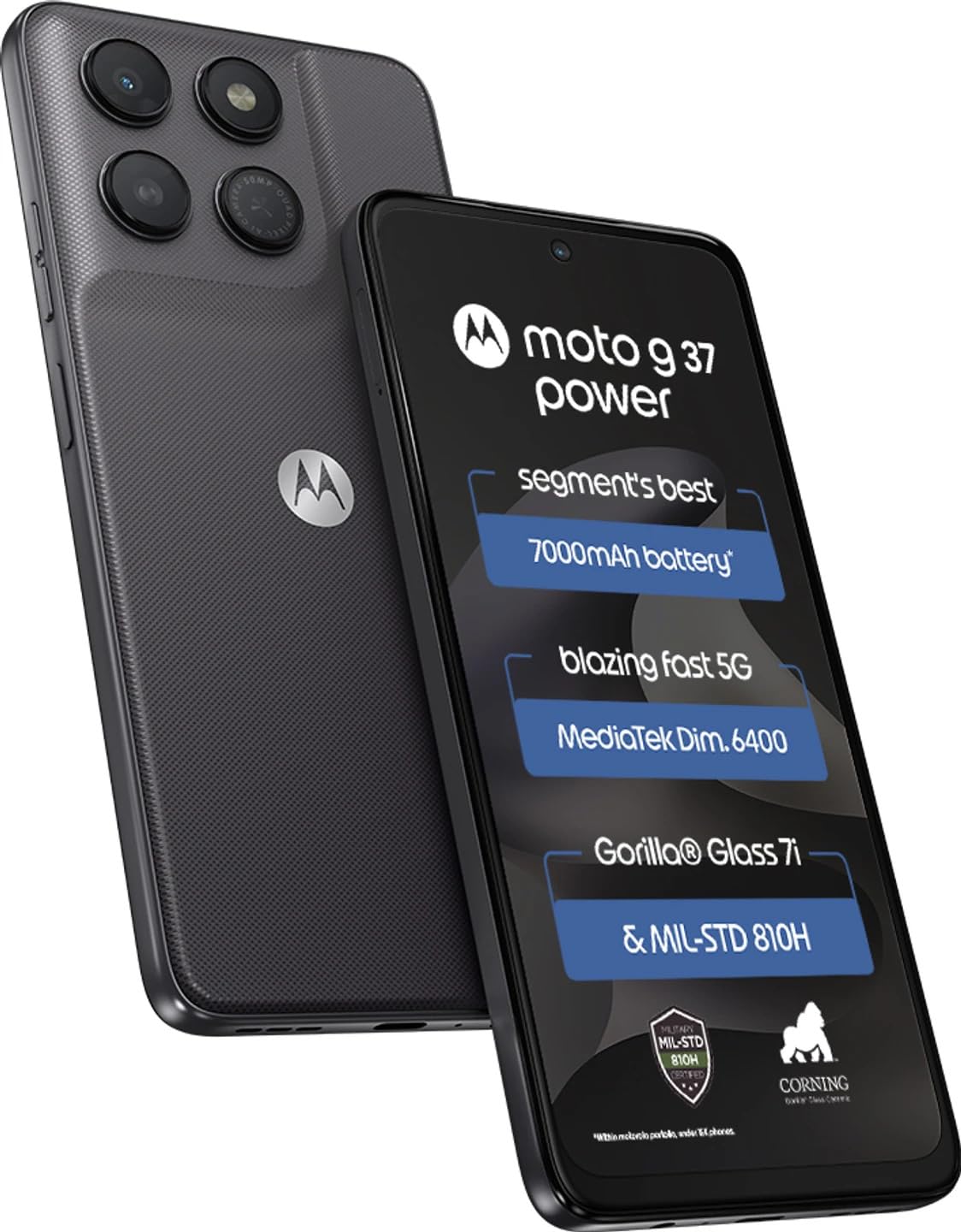 Motorola G37 Power (Pantone Impenetrable, 4Gb Ram, 64Gb Storage) | Mediatek Dimensity 6400 Octa-Core Processor | 50Mp Ai Rear Camera | 8Mp Front Camera | 6.66-Inch Hd+ 120Hz... 1 Motorola G37 Power (Pantone Impenetrable, 4Gb Ram, 64Gb Storage) | Mediatek Dimensity 6400 Octa-Core Processor | 50Mp Ai Rear Camera | 8Mp Front Camera | 6.66-Inch Hd+ 120Hz...
