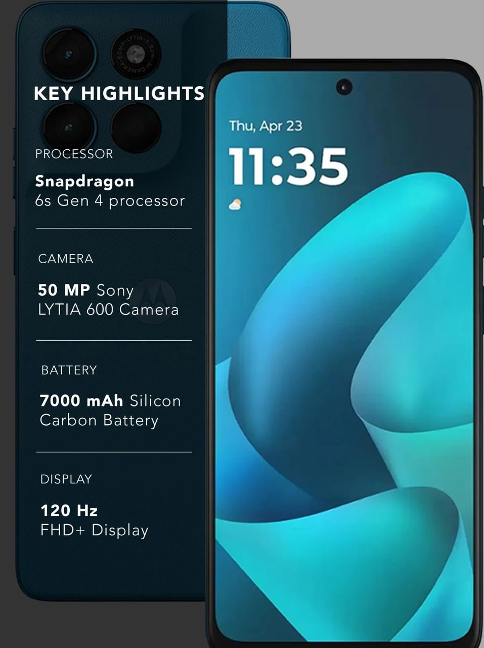 Motorola G57 Power (Corsair, 8Gb Ram, 128Gb Storage) | Snapdragon 6S Gen 4 Processor | 6.72&Quot; Fhd+ Display | 50Mp Lyt-600 + 8Mp Ultrawide | 8Mp Selfie Camera | 7000Mah Battery,... 2 Motorola G57 Power (Corsair, 8Gb Ram, 128Gb Storage) | Snapdragon 6S Gen 4 Processor | 6.72&Quot; Fhd+ Display | 50Mp Lyt-600 + 8Mp Ultrawide | 8Mp Selfie Camera | 7000Mah Battery,...