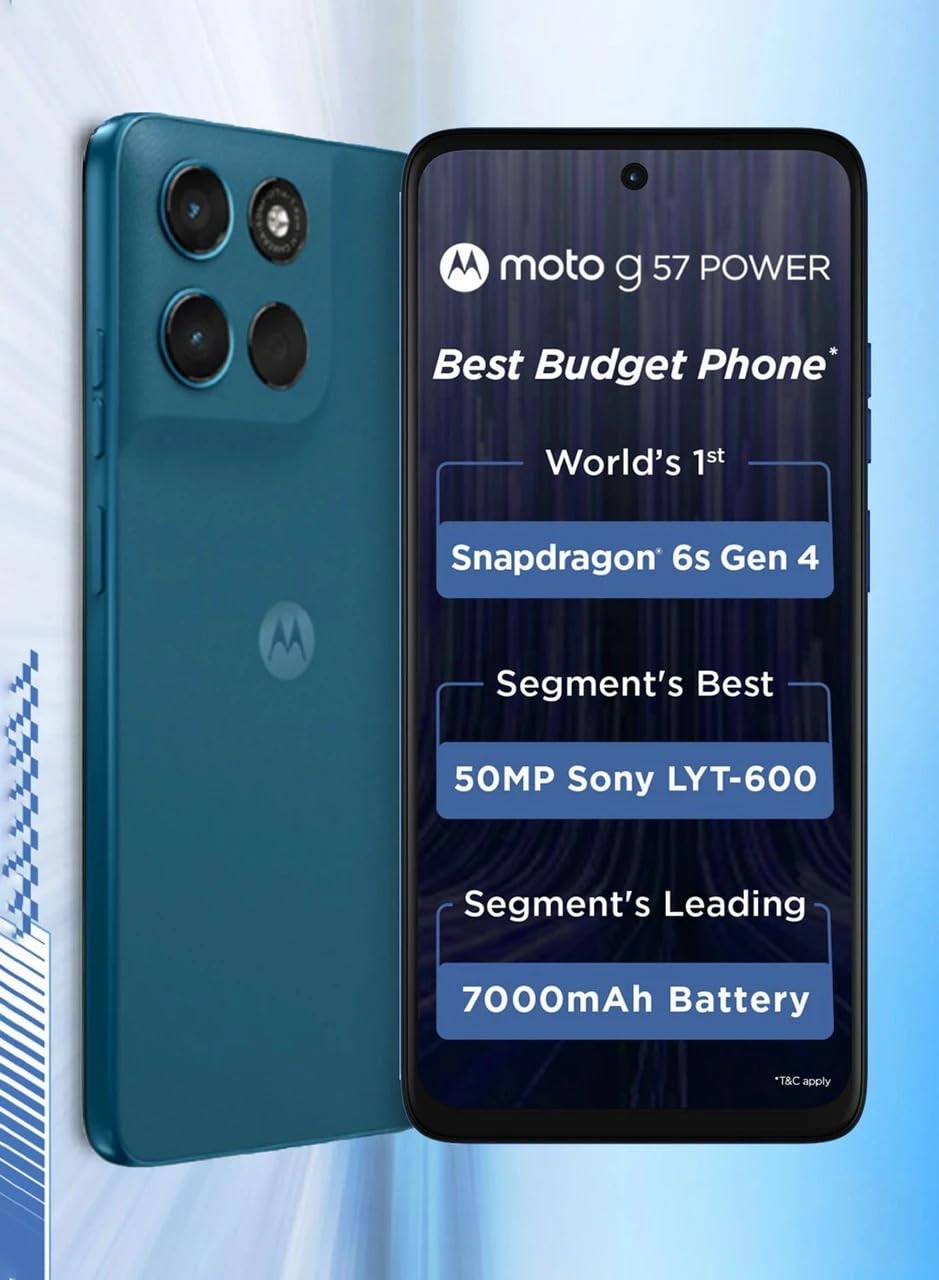 Motorola G57 Power (Corsair, 8Gb Ram, 128Gb Storage) | Snapdragon 6S Gen 4 Processor | 6.72&Quot; Fhd+ Display | 50Mp Lyt-600 + 8Mp Ultrawide | 8Mp Selfie Camera | 7000Mah Battery,... 3 Motorola G57 Power (Corsair, 8Gb Ram, 128Gb Storage) | Snapdragon 6S Gen 4 Processor | 6.72&Quot; Fhd+ Display | 50Mp Lyt-600 + 8Mp Ultrawide | 8Mp Selfie Camera | 7000Mah Battery,...