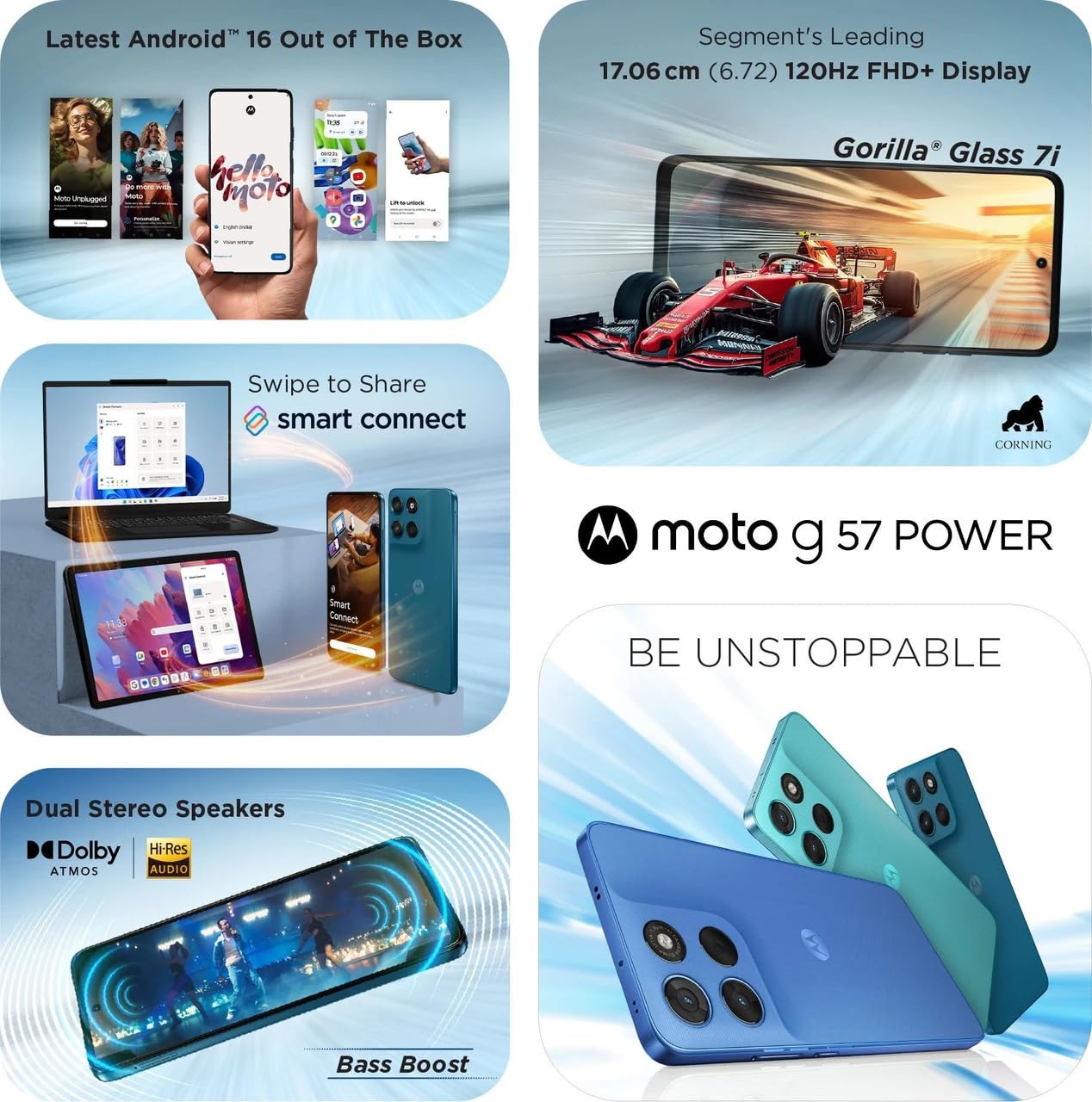 Motorola G57 Power (Corsair, 8Gb Ram, 128Gb Storage) | Snapdragon 6S Gen 4 Processor | 6.72&Quot; Fhd+ Display | 50Mp Lyt-600 + 8Mp Ultrawide | 8Mp Selfie Camera | 7000Mah Battery,... 9 Motorola G57 Power (Corsair, 8Gb Ram, 128Gb Storage) | Snapdragon 6S Gen 4 Processor | 6.72&Quot; Fhd+ Display | 50Mp Lyt-600 + 8Mp Ultrawide | 8Mp Selfie Camera | 7000Mah Battery,...