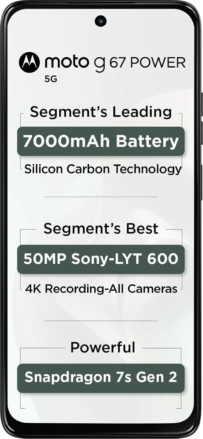 Motorola G67 Power 5G (Pantone Cilantro, 256 Gb) (12 Gb Ram) 2 Motorola G67 Power 5G (Pantone Cilantro, 256 Gb) (12 Gb Ram)