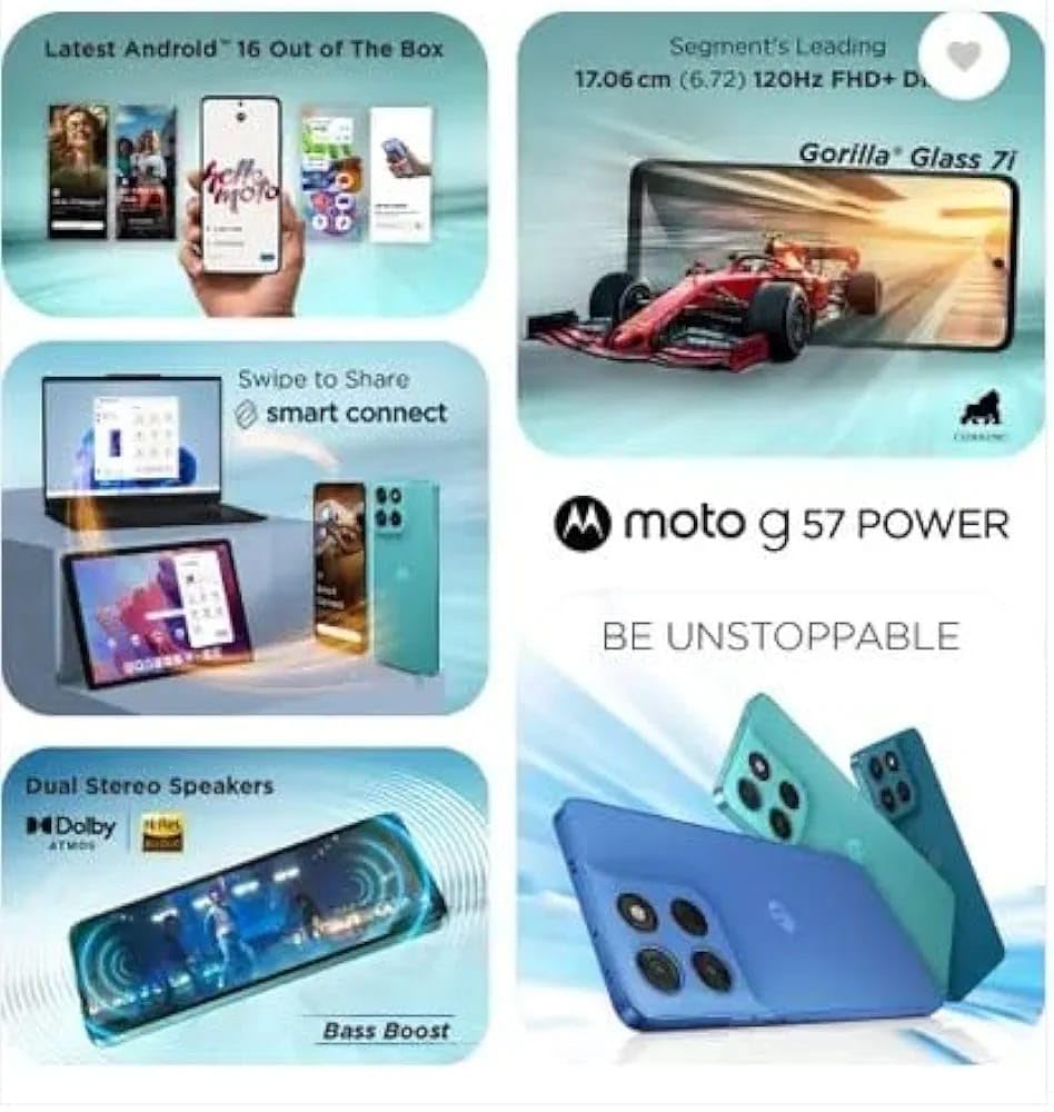 Motorola G67 Power 5G (Pantone Parachute, 8Gb Ram, 128Gb Storage) | 6.7&Quot; Fhd+ 120Hz Lcd Display | Snapdragon 7S Gen2 Processor | 50Mp + 8Mp Uw Camera | 7000Mah Battery... 5 Motorola G67 Power 5G (Pantone Parachute Purple, 8Gb Ram, 128Gb Storage) | 6.7&Quot; Fhd+ 120Hz Lcd Display | Snapdragon 7S Gen2 Processor | 50Mp + 8Mp Uw Camera | 7000Mah Battery...