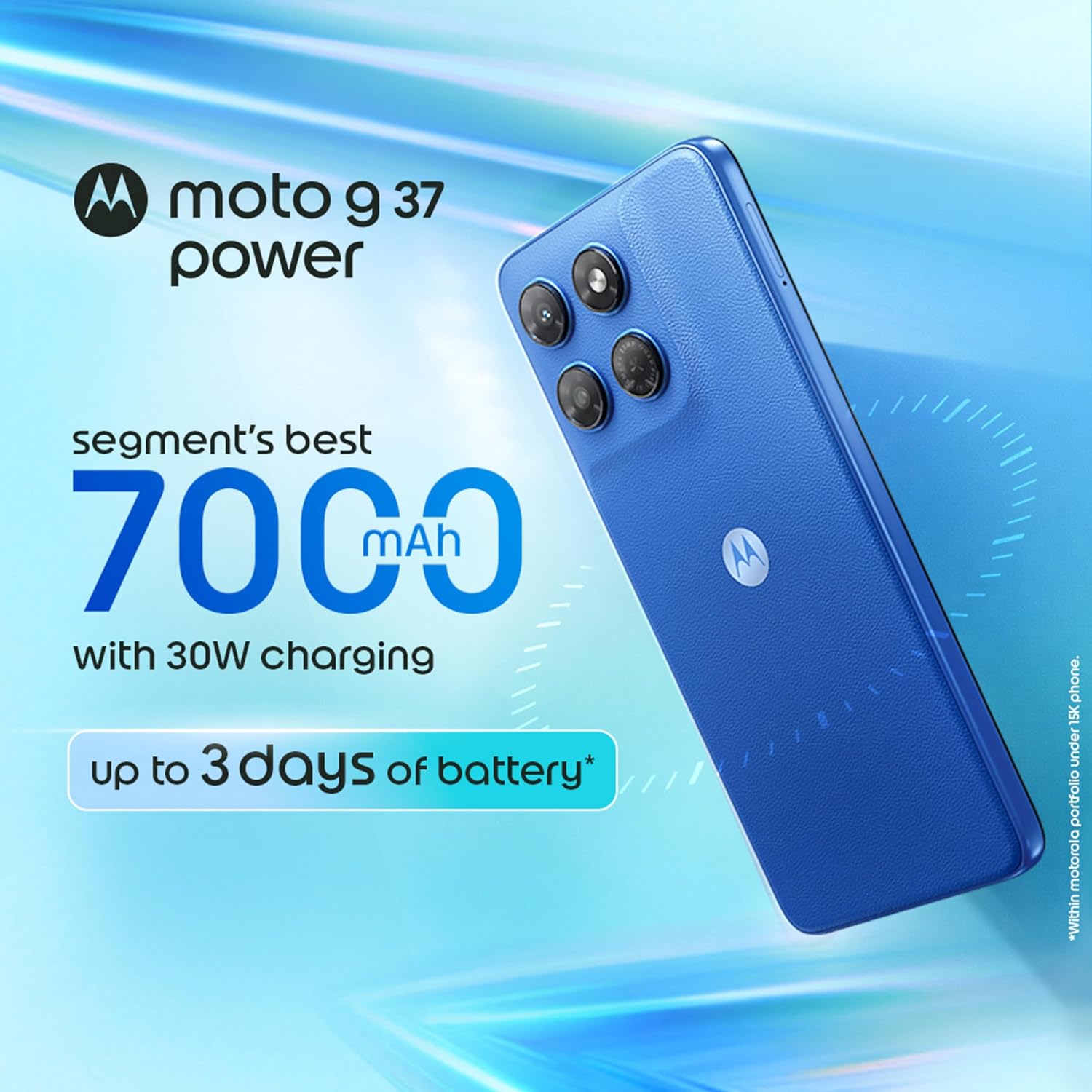 Motorola Moto G37 Power 5G (Pantone Nautical Blue, 128Gb Storage, 4Gb Ram) | 6.67-Inch Hd+ 120Hz Display | Dimensity 6400 | 50Mp Camera | 7000Mah Battery | 30W Charging 7 Motorola Moto G37 Power 5G (Pantone Nautical Blue, 128Gb Storage, 4Gb Ram) | 6.67-Inch Hd+ 120Hz Display | Dimensity 6400 | 50Mp Camera | 7000Mah Battery | 30W Charging