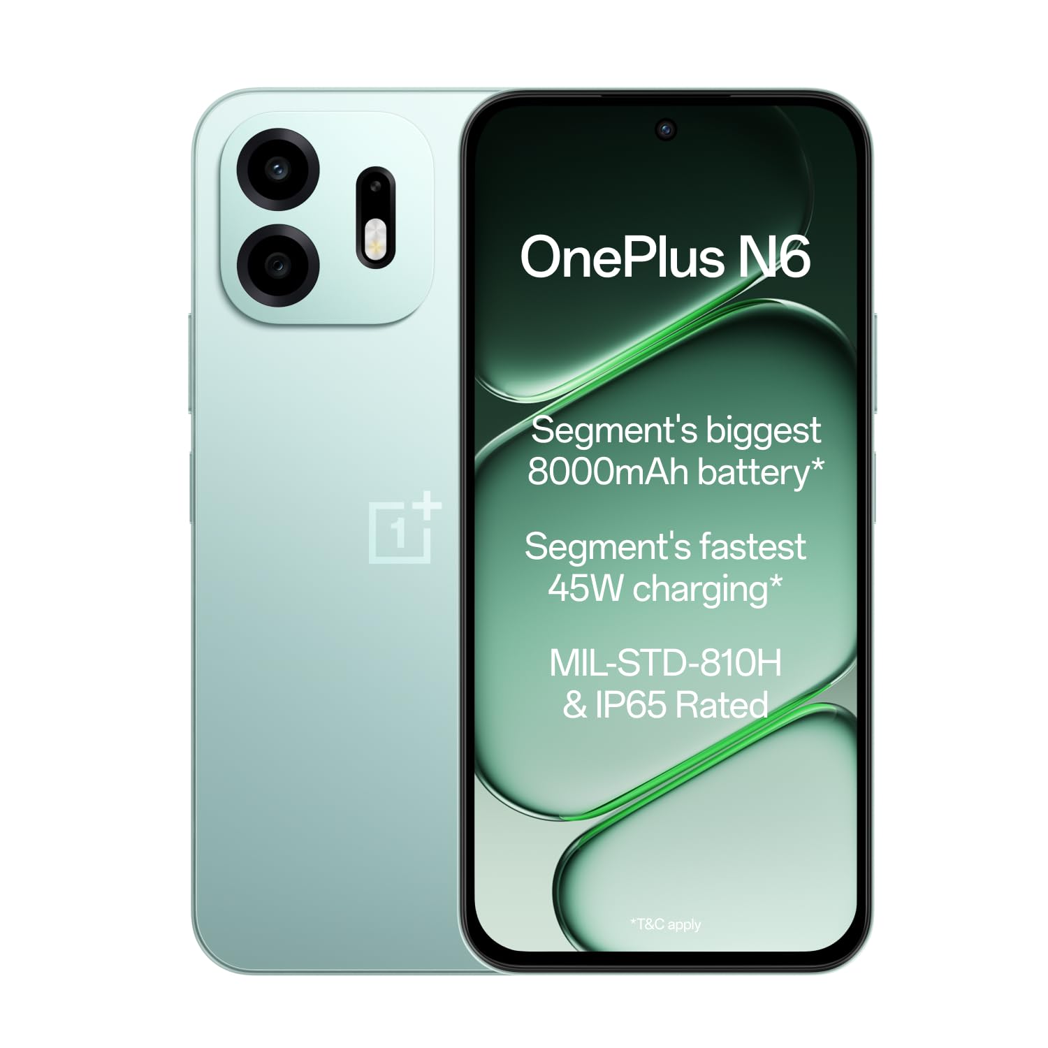 Oneplus N6 | 6Gb+128Gb | Fresh Mint | Segment'S Biggest 8000Mah Battery | Segment'S Fastest 45W Charging | 60-Month Smoothness | Smooth 120Hz Display | 50Mp Camera |... 1 Oneplus N6 | 6Gb+128Gb | Fresh Mint | Segment'S Biggest 8000Mah Battery | Segment'S Fastest 45W Charging | 60-Month Smoothness | Smooth 120Hz Display | 50Mp Camera |...