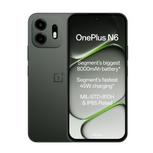 OnePlus N6 | 6GB+128GB | Midnight Green | Segment's Biggest 8000mAh Battery | Segment's Fastest 45W Charging | 60-Month Smoothness | Smooth 120Hz Display | 50MP Camera |...