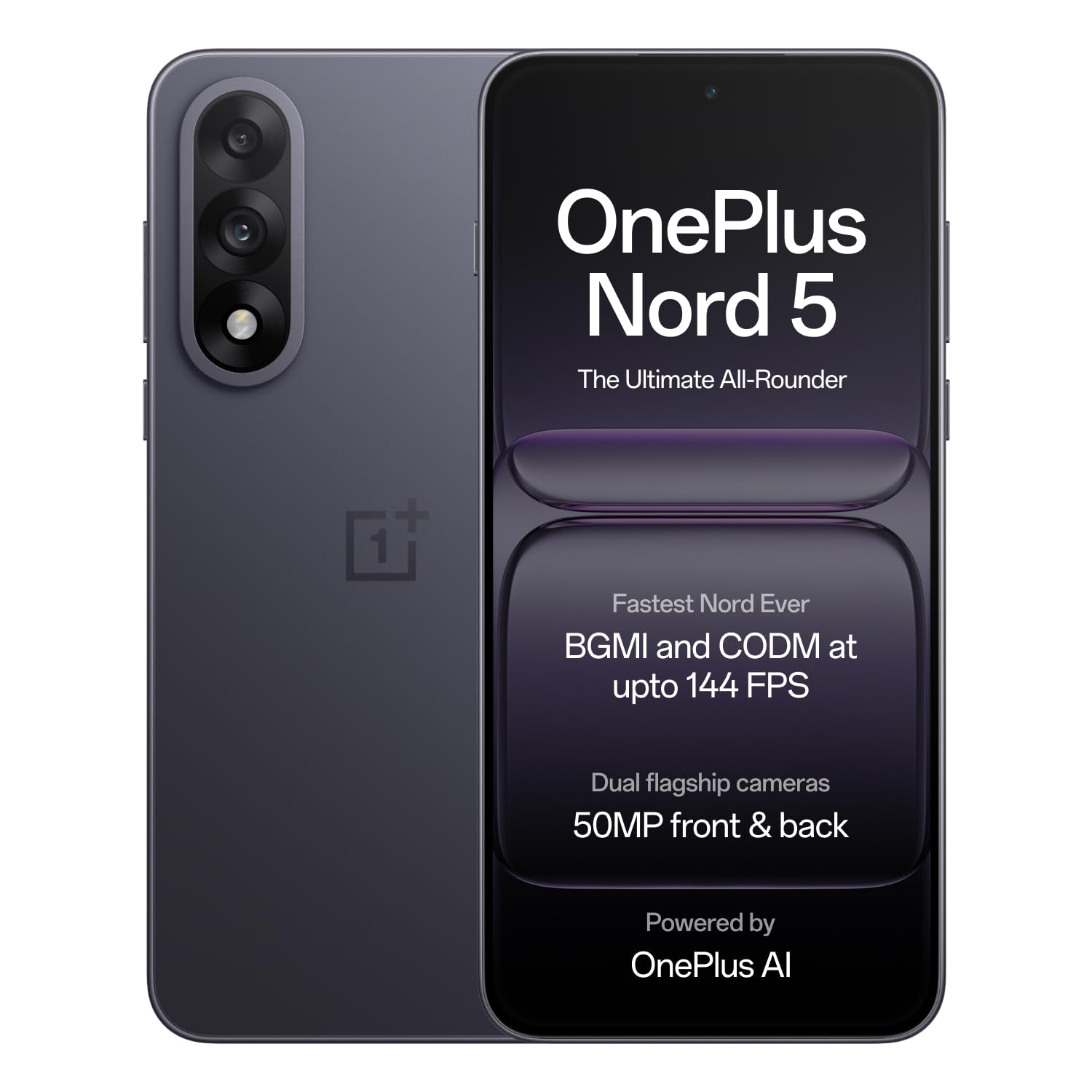 Oneplus Nord 5 | Snapdragon 8S Gen 3 | Stable 144Fps Gaming | Dual 50Mp Flagship Camera | Powered By Oneplus Ai | 256Gb 8Gb | Phantom Grey 1 Oneplus Nord 5 | Snapdragon 8S Gen 3 | Stable 144Fps Gaming | Dual 50Mp Flagship Camera | Powered By Oneplus Ai | 256Gb 8Gb | Phantom Grey