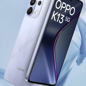 OPPO K13 5G with 7000mAh and 80W SUPERVOOC Charger In-The-Box (Icy Purple, 128 GB)