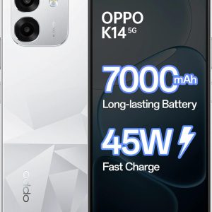 OPPO K14 5G (Prism White, 256 GB) (8 GB RAM)