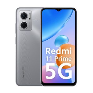 Redmi 11 Prime 5G (Chrome Silver, 6GB RAM, 128GB Storage) | Prime Design | MTK Dimensity 700 | 50 MP Dual Cam | 5000mAh | 7 Band 5G
